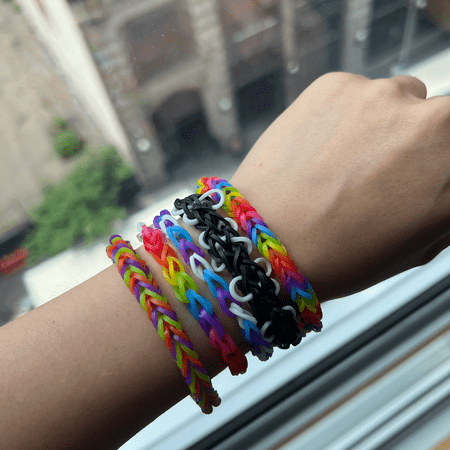 Rainbow Loom? Mix Rubber Bands with 24 C-Clips (600 Count), 7+