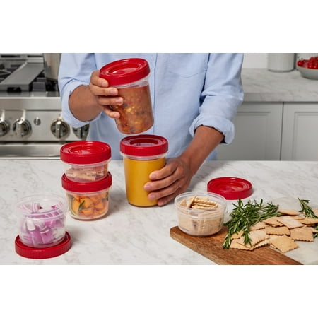 Value Pack TakeAlong 12 Piece Food Storage Set - Red
