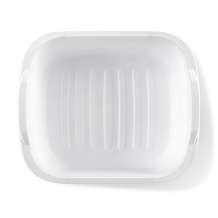 (4 pack) Sterilite 12 Qt. Dishpan, Multi-Purpose Plastic Wash Tub, Kitchen, Sink, White