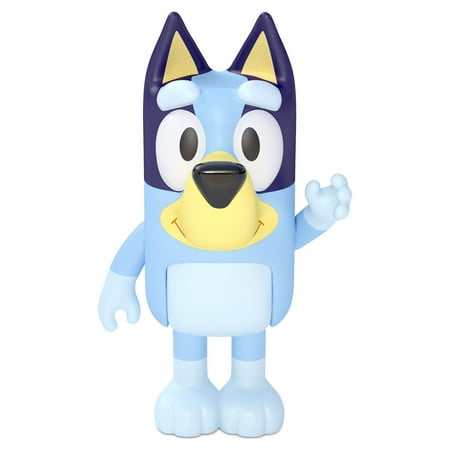 Bluey Family Figure 4-Pack, with Mum Dad Bingo Bluey, Ages 3+, Toddler Toys