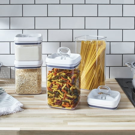 Better Homes & Gardens Canister - 6.2 Cup Flip-Tite? Square Food Storage Container