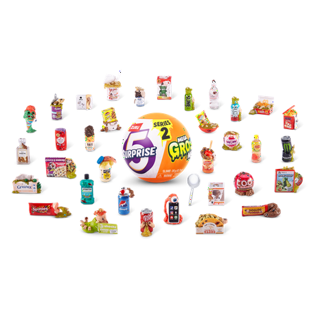 5 Surprise Mega Gross Minis Series 2 by ZURU, Novelty Unbox Surprise, Parody, Slime, Ages 3+