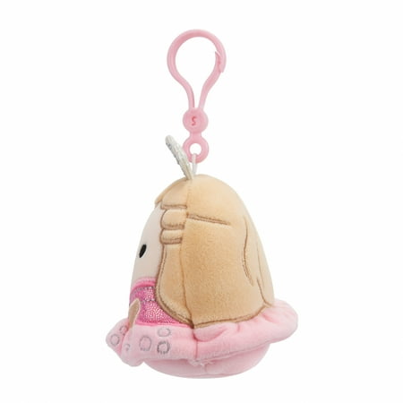 Squishmallows Plush 3.5 inch Pink Good Witch Clip On - Childs Ultra Soft Stuffed Toy