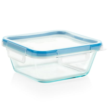 Snapware Total Solution Glass 4-Cup Square with Lid
