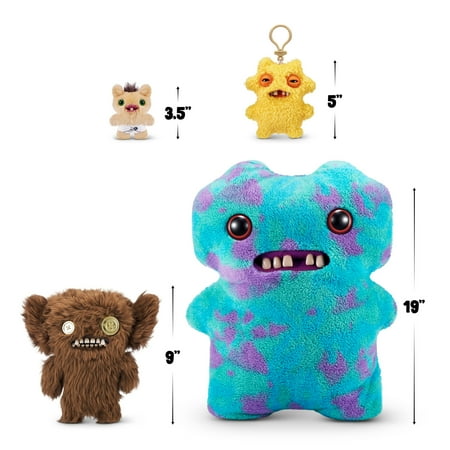 Fuggler Gold Fuggs 9 inch (Grumpy Grumps), Funny Ugly Monster Soft Plush Collectible Toy by ZURU