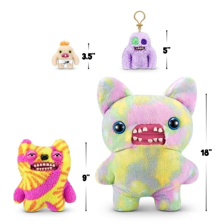 Fuggler Baby Fugg 3.5 inch (Mr Needles), Funny Ugly Monster Soft Plush Collectible Toy by ZURU