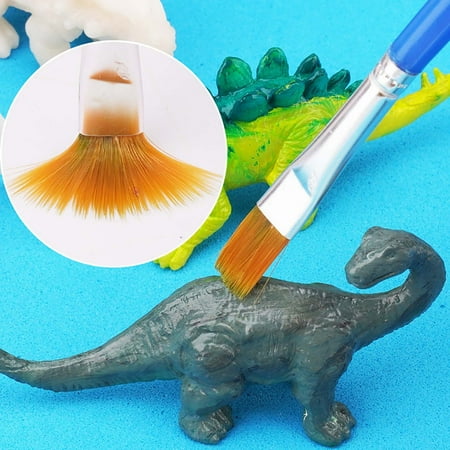 Mikilon Kids Dinosaur Toy Painting Kit, 6 PCS Dinosaur Decor Arts Crafts Set, Painting Preschool Learning Toddler Toys for 3 4 5 Year Old Boy Girl, Christmas Birthday Gift