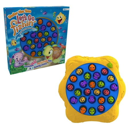 Pressman Let's Go Fishin' - Under The Sea Game for Kids and Families (Walmart Exclusive)