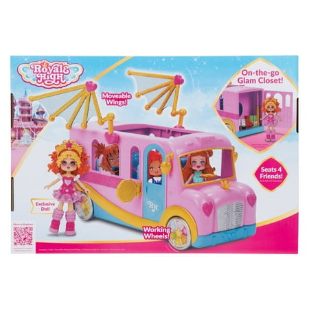 Royale High - Bus & Glam Closet (1 Vehicle, 3", 1 Fig, 7 Accy.) (Royale High Bus)
