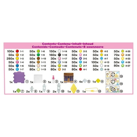 Aquabeads Disney Princess Creation Cube, Complete Arts & Crafts Bead Kit for Children - over 2,500 beads & Display Stand the create Belle, Ariel, Tiana, Rapunzel and more