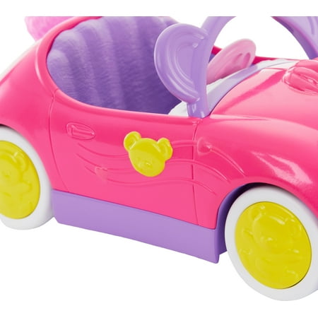 Barbie Chelsea Vehicle Set with Blonde Small Doll, Toy Car & Teddy Bear Accessory