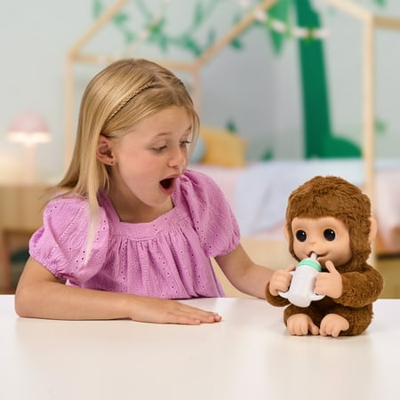 Little Live Pets My Baby Monkey Mango, 50+ Sounds and Reactions, Ages 4+