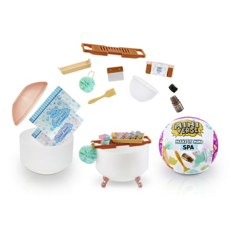 MGA's Miniverse Make It Mini Spa Mini Collectibles, Tween Novelty Toy, Ages 8 & up