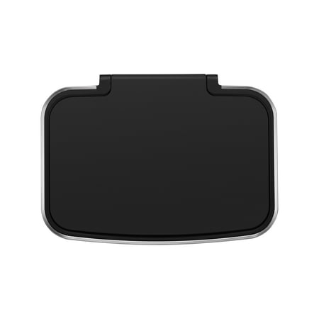 Better Homes & Gardens 11.9 Gallon Kitchen Trash Can, Plastic Step-On Kitchen Trash Can, Black, Black