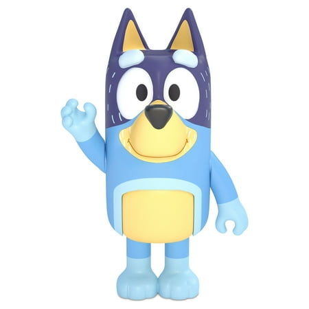 Bluey Family Figure 4-Pack, with Mum Dad Bingo Bluey, Ages 3+, Toddler Toys