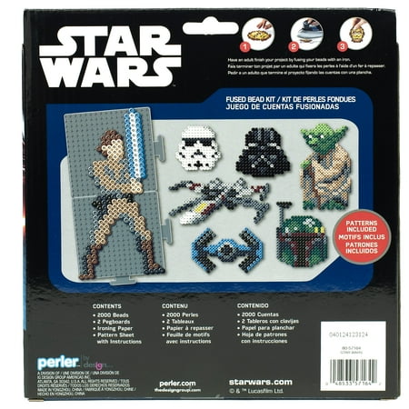 Star Wars Fused Bead Activity Kit by Perler, 2004 Pieces, Ages 6 and up