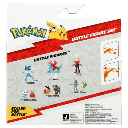Pok?mon Battle Figure 2 Pack - Features 4.5-inch Charizard and 2-inch Pikachu Battle Figures