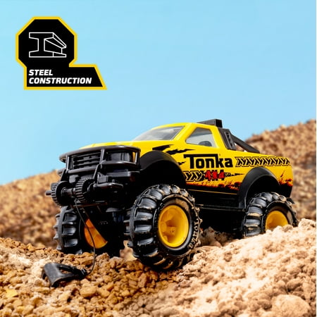 Tonka Steel Classics 4x4 Pickup Truck, Play Vehicle, Great Gift for Boys & Girls, Ages 3 Years and up