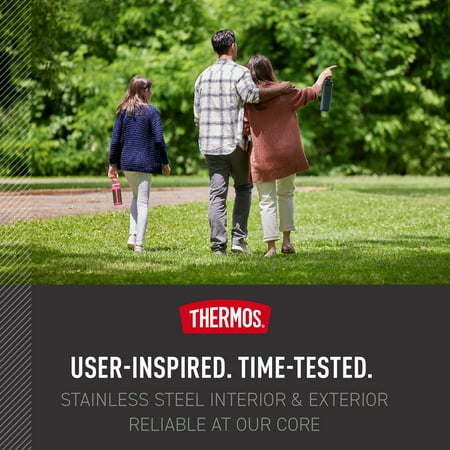 Thermos Stainless Steel Vacuum Insulated Food Jar, Stainless Steel, 10ozSilver,