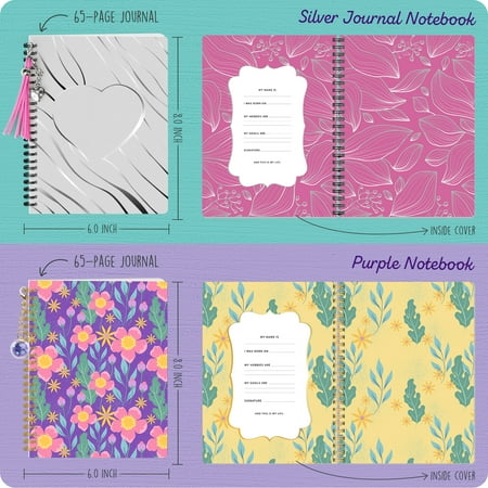 2-Pack Mega DIY Journal Kit - Gifts for Girls Ages 8 9 10 11 12 Year Old - Cool Birthday Gifts Ideas for Girls - Art & Crafts for Tween Kid - Teen Girls Trendy Stuff - Scrapbook & Diary S
