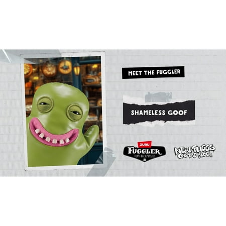 Fuggler New Fuggs on the Block 9 inch (Shameless Goof), Funny Ugly Monster Soft Plush Toy by ZURU