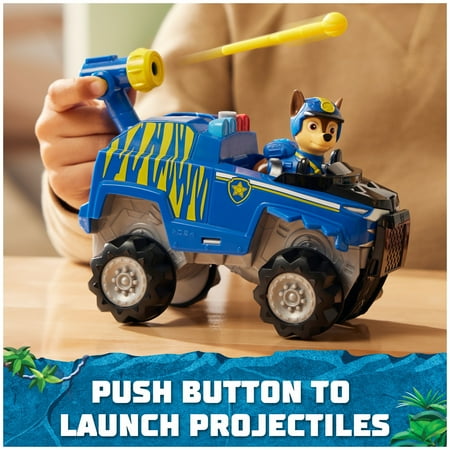 PAW Patrol Jungle Pups, Chase Tiger Vehicle with Figure, Toys for Kids Ages 3 and Up