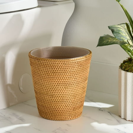 Better Homes & Gardens Rattan Bathroom Wastebasket