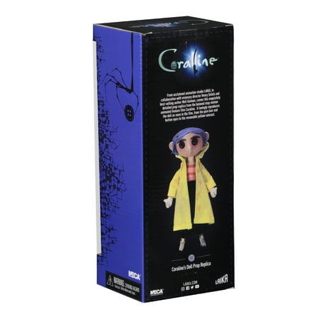 NECA Coraline 9 inch Deluxe Replica Doll, Standard