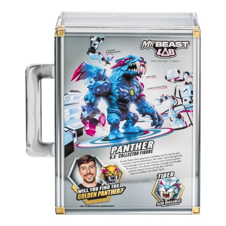 MrBeast Lab Apex Beast Panther Collector Figure, 6.25Inches Tall, Premium Packaging, Ages 5+