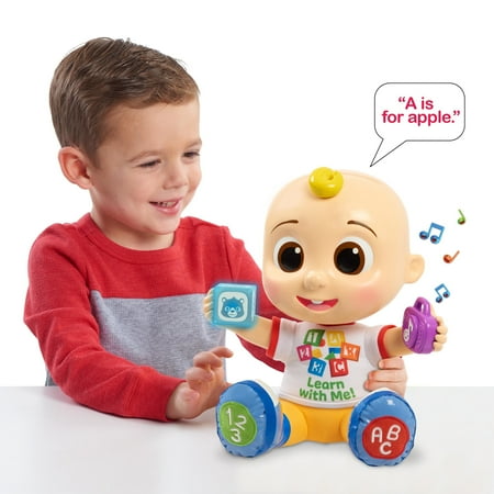 CoComelon, JJ Learning Doll, Includes Lights and Sounds, Baby and Toddler Toy