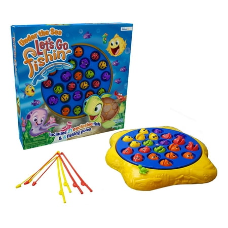Pressman Let's Go Fishin' - Under The Sea Game for Kids and Families (Walmart Exclusive)