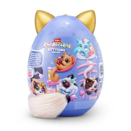 Kittycorn Surprise Series 3 by ZURU, Plush Toy, Collectible Plush Stuffed Animal, Slime, Surprise Eggs for Girls