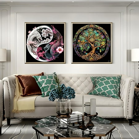 ZHUDENGXJL Taichi Dragon Diamond Painting Art Kit, Other