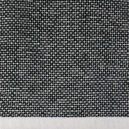 Better Homes & Gardens 2 Piece Flat Woven Kitchen Towel, Rich BlackBlack,