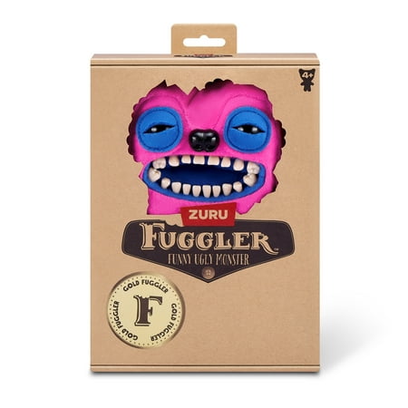 Fuggler Gold Fuggs 9 inch (Greedy Grinner), Funny Ugly Monster Soft Plush Collectible Toy by ZURU