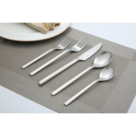 Better Homes & Gardens Holden Flatware Set with Black Handles Service ( 20 Piece)