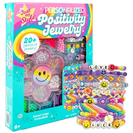 Just My Style Positivity Jewelry, Plastic, Boys and Girls, Child, Ages 6+