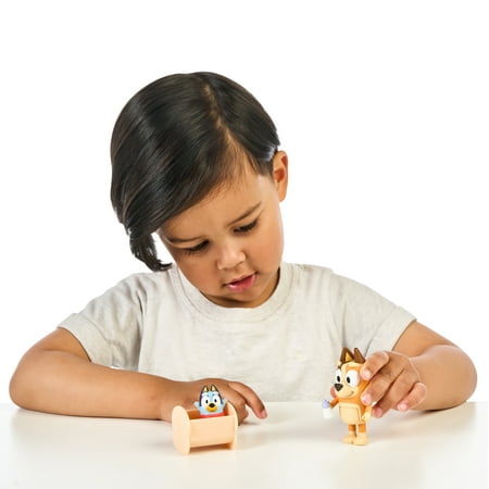 Bluey, 2-Pack Figure Set, Includes Baby Bluey, Toddler Toy