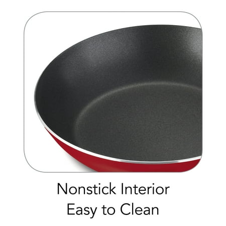 Tramontina 9-Piece Non-stick Cookware Set, Red