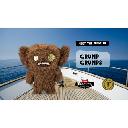 Fuggler Gold Fuggs 9 inch (Grumpy Grumps), Funny Ugly Monster Soft Plush Collectible Toy by ZURU