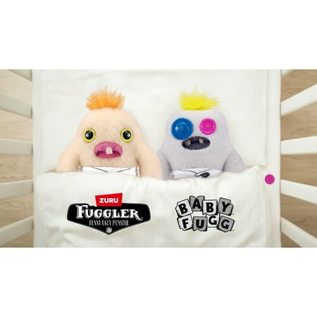 Fuggler Baby Fugg 3.5 inch (Rabid Rabbit), Funny Ugly Monster Soft Plush Collectible Toy by ZURU