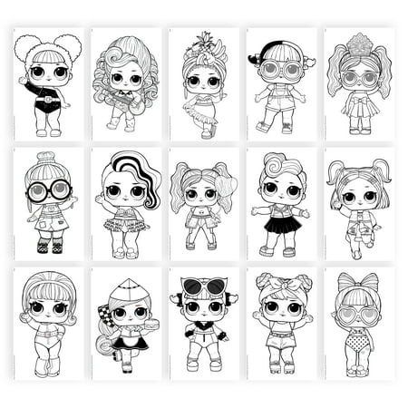 L.O.L Surprise! on-the-Go Activity Tin Art Set for Girls, 27 Pieces, for Children Ages 6+