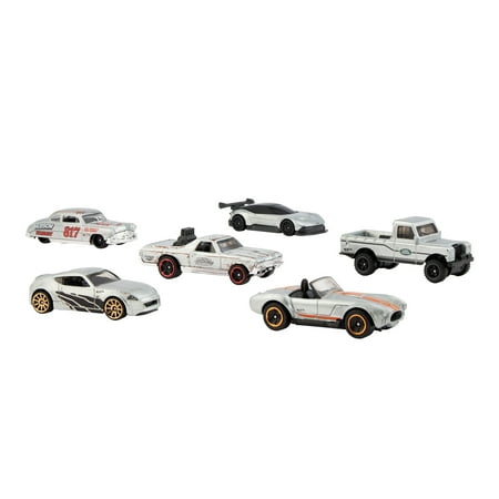 Hot Wheels Zamac Multipacks of 6 Toy Cars, Gift For Kids & Collectors