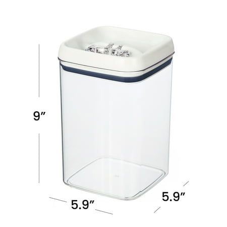 Better Homes & Gardens Canister - 13.8 Cup Flip-Tite? Square Food Storage Container