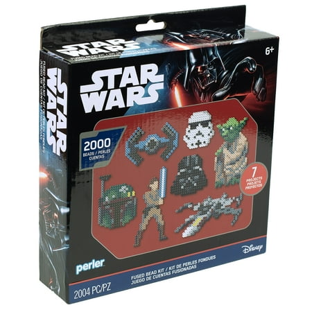 Star Wars Fused Bead Activity Kit by Perler, 2004 Pieces, Ages 6 and up