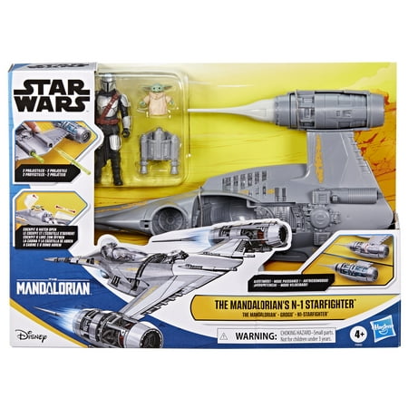 Star Wars Epic Hero Series The Mandalorian's N-1 Starfighter, Action Figures, Star Wars Toys