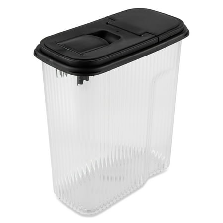 Thyme & Table 4 Quart Cereal Container with Spout Lid, Clear
