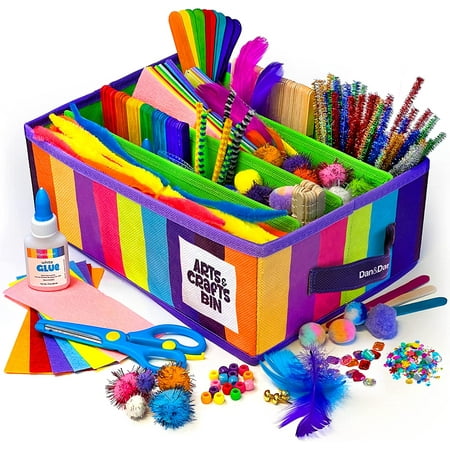 Dan&Darci Crafting Materials Box Kits Multicolor Arts & Crafts Supplies 500 Piece Kit