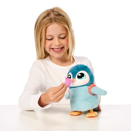 Little Live Pets My Walking Penguin Waddles, Interactive Gray Toy 25+ Sounds and Reactions, Ages 5+