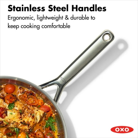 OXO Agility+ 13 Piece Non-stick Stainless Steel Cookware